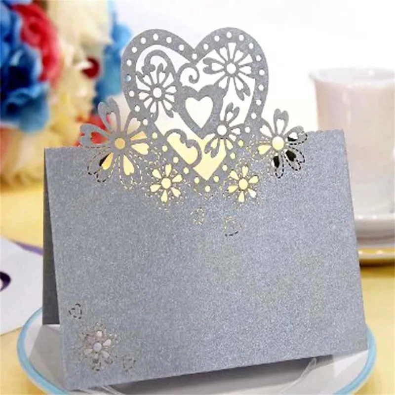 50pcs Heart Shape Wedding Name Cards Wedding Decor Message Setting Card Laser Cut For Wedding Party Seat Card Table Name Card 
50pcs Heart Shape Wedding Name Cards Wedding Decor Message Setting Card Laser Cut For Wedding Party Seat Card Table Name Card