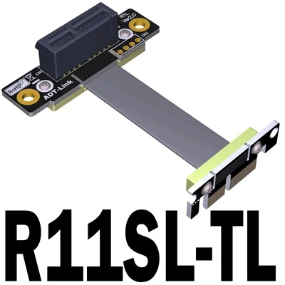 Riser Card PCI Express PCIe 3.0 x1 Graphics Card Extension Cable 180 Flat High Speed PCI-E 1x to 1x R11SF Extension Cable 
Riser Card PCI Express PCIe 3.0 x1 Graphics Card Extension Cable 180 Flat High Speed PCI-E 1x to 1x R11SF Extension Cable