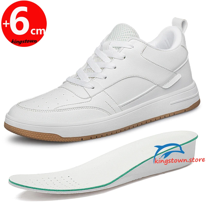 Man Lift Sneakers Elevator Shoes Height Increase Insole 6cm White Black Taller Men Leisure Fashion Plus Size 36-44
Man Lift Sneakers Elevator Shoes Height Increase Insole 6cm White Black Taller Men Leisure Fashion Plus Size 36-44