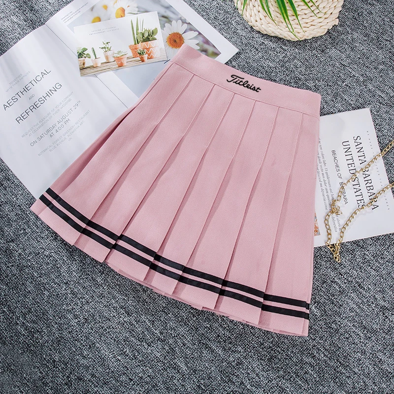 Women Golf Skirt with Safety Pants High Quality Sports Golf Wear 2022 New Summer Ladies Elasticity Tennis Golf Pleated Skirt
Women Golf Skirt with Safety Pants High Quality Sports Golf Wear 2022 New Summer Ladies Elasticity Tennis Golf Pleated Skirt