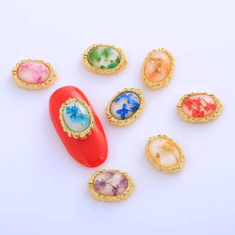 10pcs Nail Germ(Inlaid Dried Flower Decoration Korean Floral Glitter Gilding Gold Metal Brim Nails Retro Court Luxury Access #Y2
10pcs Nail Germ(Inlaid Dried Flower Decoration Korean Floral Glitter Gilding Gold Metal Brim Nails Retro Court Luxury Access #Y2