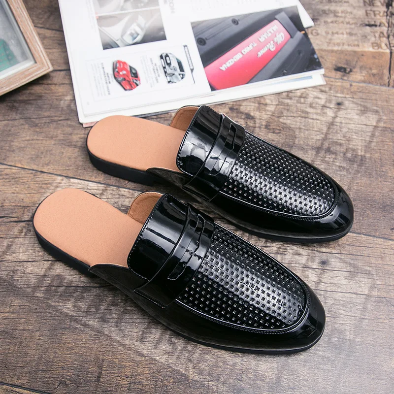 Half Shoes For Men Designer Shoes Men High Quality Mule Masculino Mens Casual Shoes Hot Sale Venting Holep Sepatu Slip On Pria
Half Shoes For Men Designer Shoes Men High Quality Mule Masculino Mens Casual Shoes Hot Sale Venting Holep Sepatu Slip On Pria