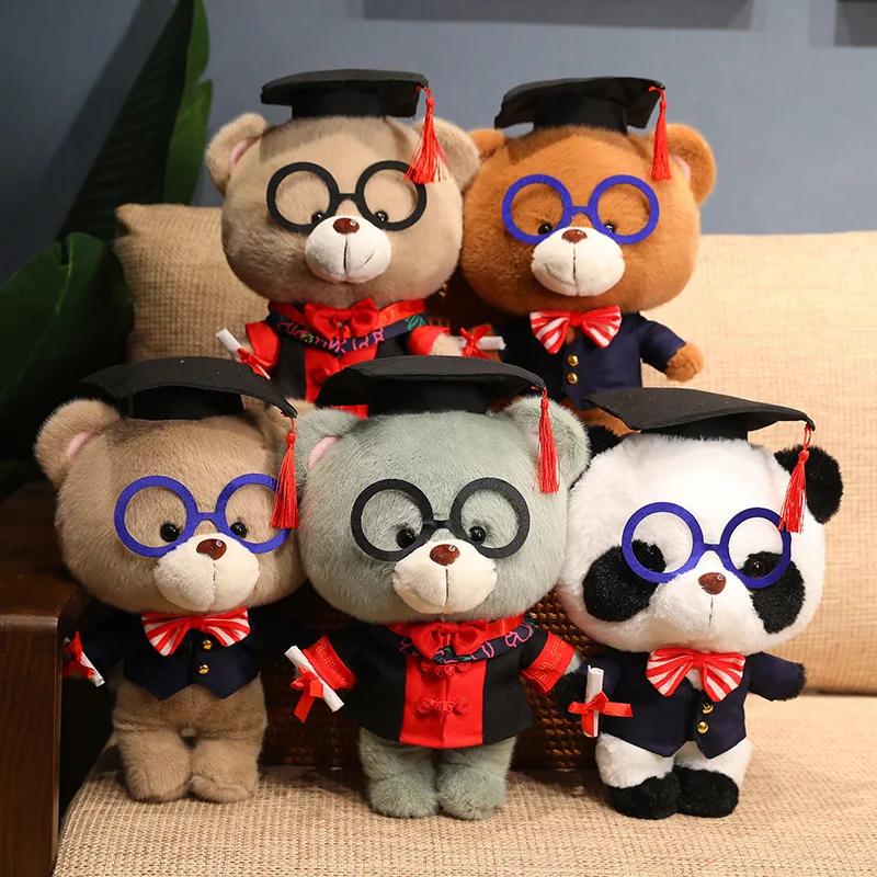 33cm Cartoon Big Head Dr. Bear Plush Toy Cute Stuffed Animals Graduation Teddy Bears Plushies Doll Anime Soft Kids Students Toys
33cm Cartoon Big Head Dr. Bear Plush Toy Cute Stuffed Animals Graduation Teddy Bears Plushies Doll Anime Soft Kids Students Toys