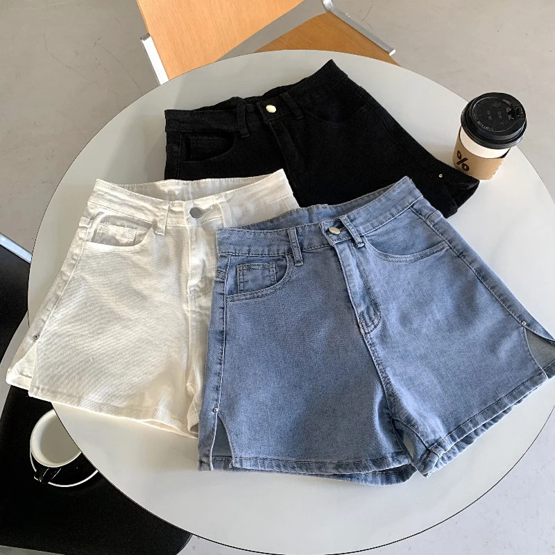 Casual Wide Leg Sexy Jean Denim Shorts Female Fashion Elastic High Waist 2022 Summer Vintage Clothing Korean Short Pants Women's
Casual Wide Leg Sexy Jean Denim Shorts Female Fashion Elastic High Waist 2022 Summer Vintage Clothing Korean Short Pants Women's
