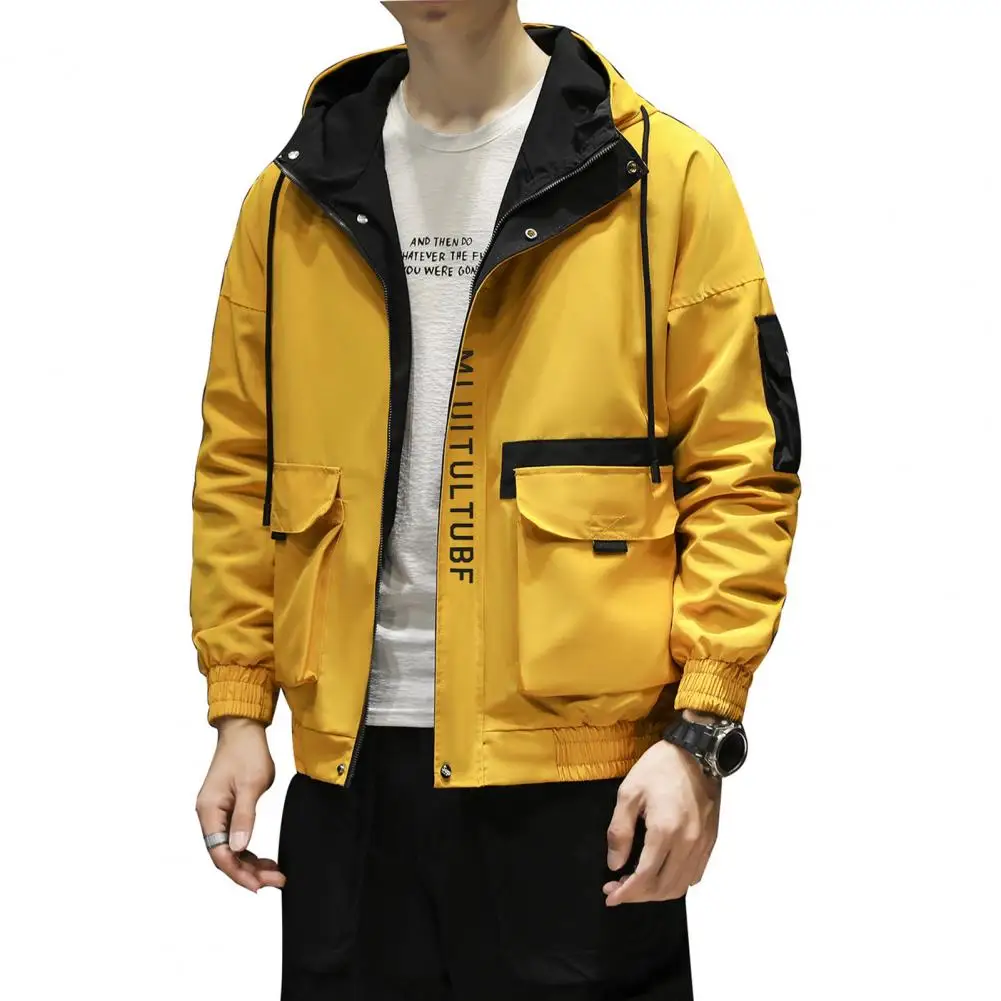 Baseball Jacket Popular Contrast Color Elastic Cuff Baseball Jacket Color Block Zipper Men Hoodie
Baseball Jacket Popular Contrast Color Elastic Cuff Baseball Jacket Color Block Zipper Men Hoodie