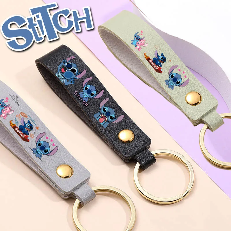 Disney Cartoon Lilo & Stitch Leather Keychain for Men Waist Hanging Purse Bag Key Chains Alloy Metal Key Rings Business Gift
Disney Cartoon Lilo & Stitch Leather Keychain for Men Waist Hanging Purse Bag Key Chains Alloy Metal Key Rings Business Gift