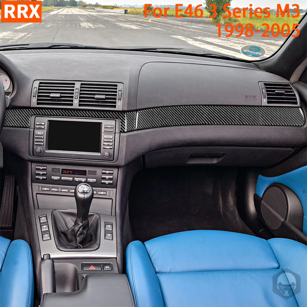 Dashboard Real 3D Carbon Fiber Stickers Trim Cover Sticker for BMW E46 1998-2005 Car DIY Interior Styling Accessories
Dashboard Real 3D Carbon Fiber Stickers Trim Cover Sticker for BMW E46 1998-2005 Car DIY Interior Styling Accessories