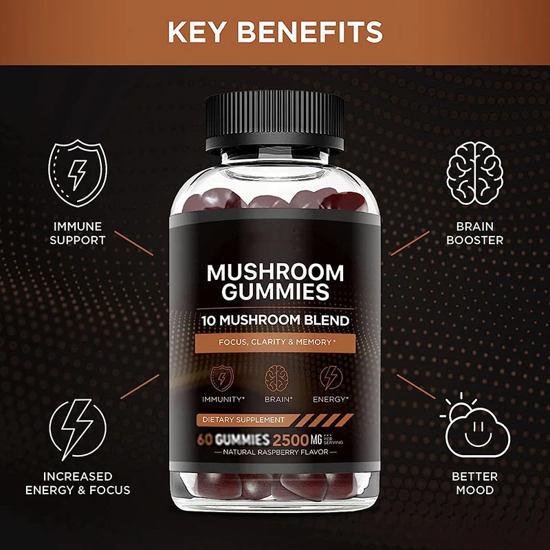 1 Bottle Lion Mane Mushroom Soft Candy Immune Support Relieve Mild Depression Anxiety Prevent Gastrointestinal Ulcer
1 Bottle Lion Mane Mushroom Soft Candy Immune Support Relieve Mild Depression Anxiety Prevent Gastrointestinal Ulcer