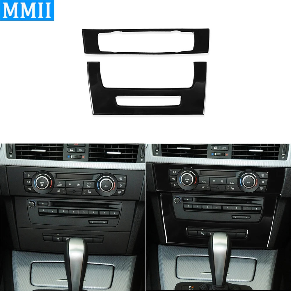 For Bmw 3 Series 2005-2012 e90 e92 Piano Black Air Conditioner CD Control Panel Plastic Cover Car Interior Accessoriers Sticker
For Bmw 3 Series 2005-2012 e90 e92 Piano Black Air Conditioner CD Control Panel Plastic Cover Car Interior Accessoriers Sticker