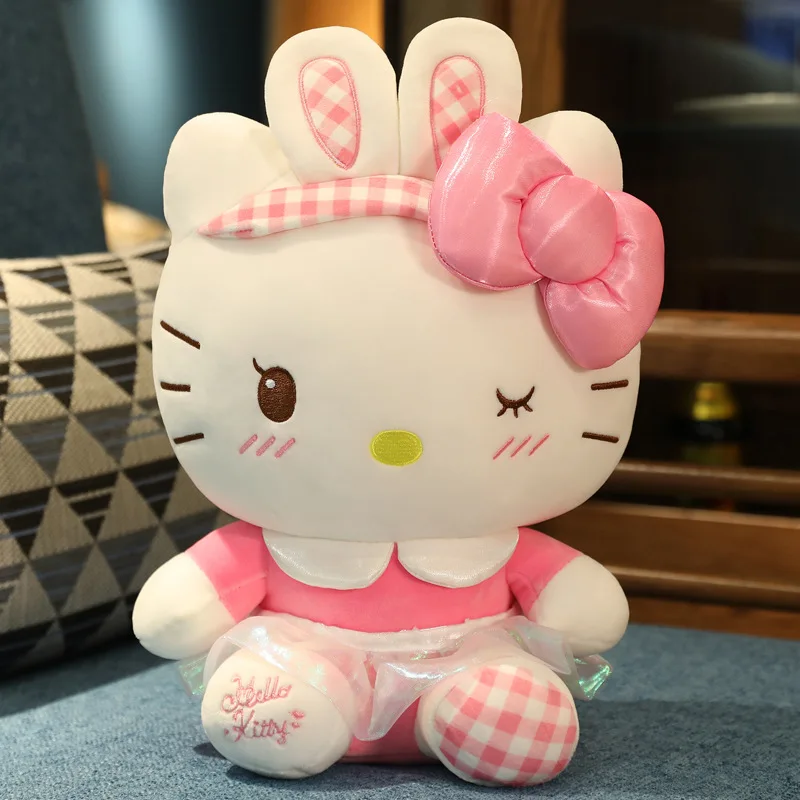 Genuine Sanrio Bow tie Kawali Hello Kitty Pillow Plush Dolls Toys Cute Cartoon Soft Stuffed Dolls for Kids Girls Birthday Gifts
Genuine Sanrio Bow tie Kawali Hello Kitty Pillow Plush Dolls Toys Cute Cartoon Soft Stuffed Dolls for Kids Girls Birthday Gifts