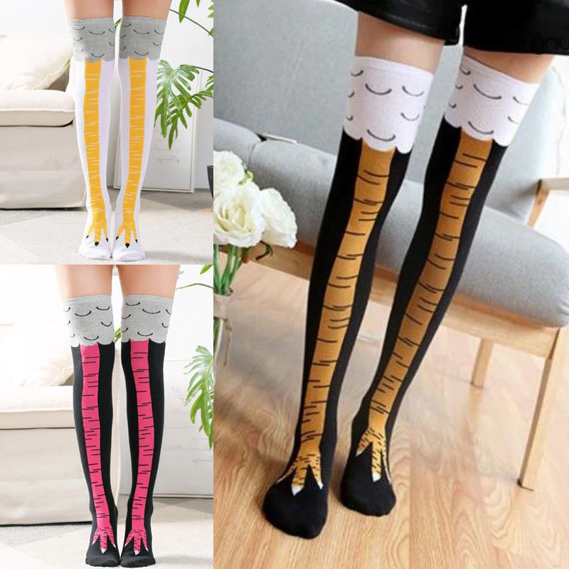 Cute Funny Chicken Leg Socks Creative Stovepipe Socks Ladies High Tube Over The Knee Socks 3D Cartoon Animal Chicken Feet Socks
Cute Funny Chicken Leg Socks Creative Stovepipe Socks Ladies High Tube Over The Knee Socks 3D Cartoon Animal Chicken Feet Socks