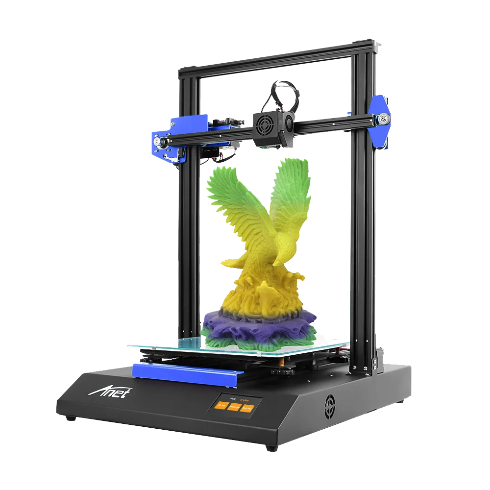 

Набор для 3D-принтера Anet ET4X, 300*300*400 мм, большой размер печати Reprap i3 Impressora, поддержка печати с открытым исходным кодом Marlin, 3D-принтер
