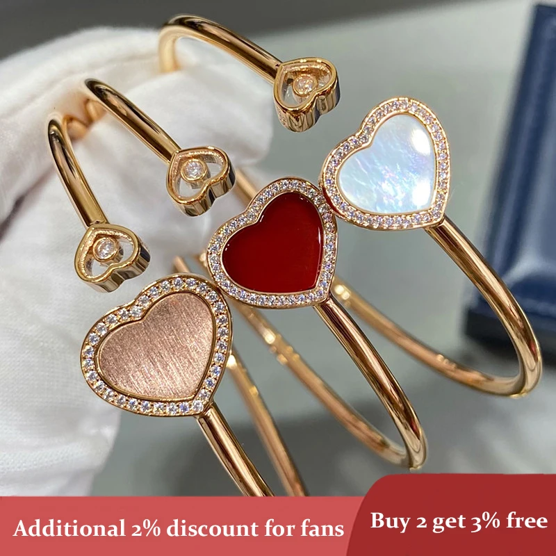 2023 New Rose Gold Red Agate White Fritillaria Heart Shaped Bracelet for Women's Fashion Exquisite Luxury Jewelry Party Gift
2023 New Rose Gold Red Agate White Fritillaria Heart Shaped Bracelet for Women's Fashion Exquisite Luxury Jewelry Party Gift