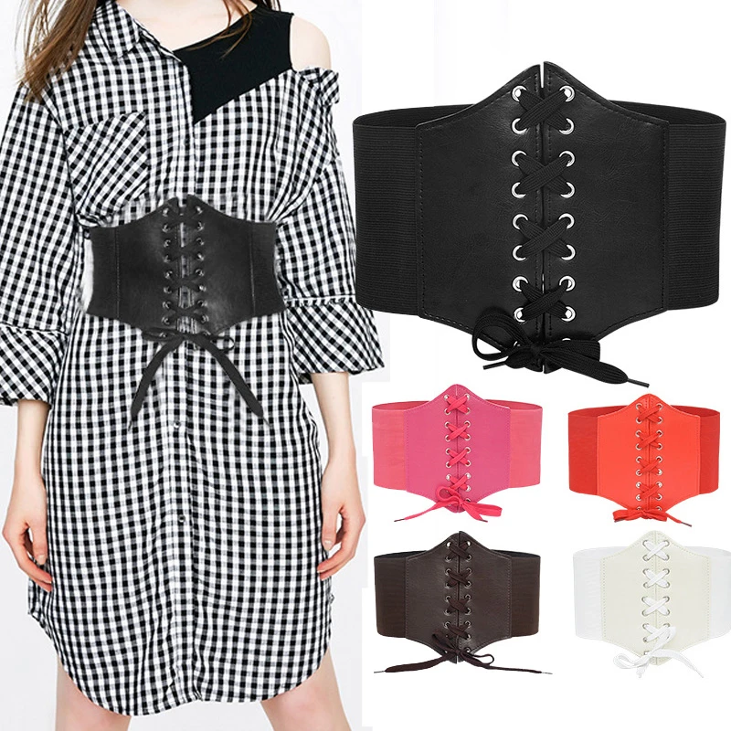 Corset Belt Bandage Super Wide Pu Leather Girdle Slimming Body Women Elastic High Waist Belts Cinto Sobretudo Feminin Ceinture
Corset Belt Bandage Super Wide Pu Leather Girdle Slimming Body Women Elastic High Waist Belts Cinto Sobretudo Feminin Ceinture