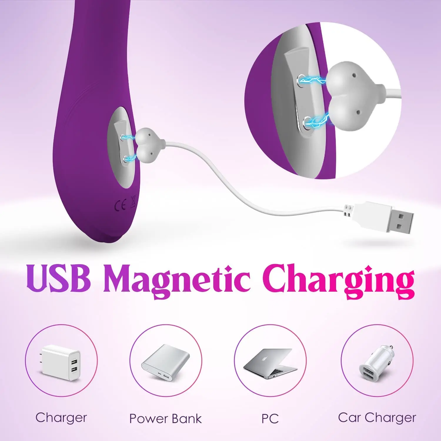 Вибратор-кролик с тройной стимуляцией Orion You2Toys Triple, фиолетовый 5967280000 - Orion - Вибраторы-кролики - Купить