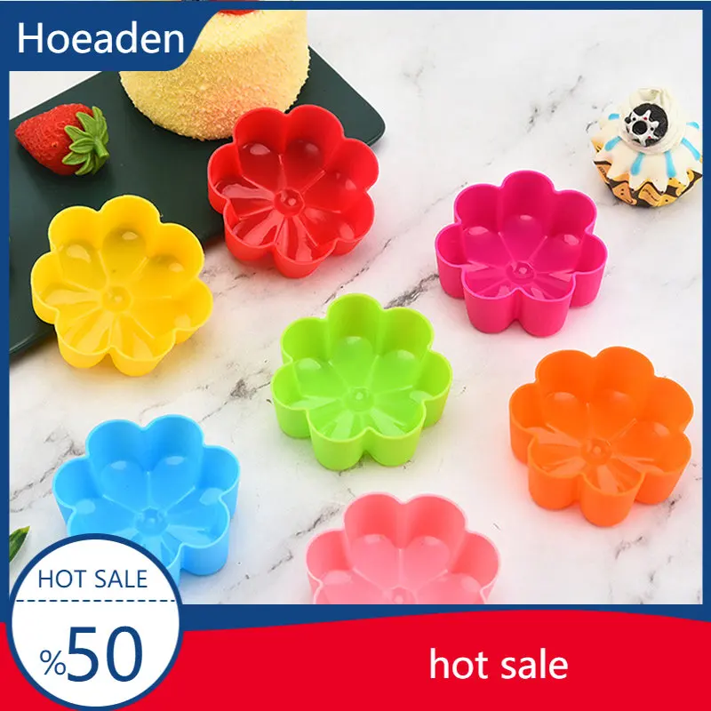 6pcs Muffin Cake Mold Flower Shape Cupcake Cup Heat Resistant Nonstick Silicone Soap Mould Reusable Baking Tool
6pcs Muffin Cake Mold Flower Shape Cupcake Cup Heat Resistant Nonstick Silicone Soap Mould Reusable Baking Tool