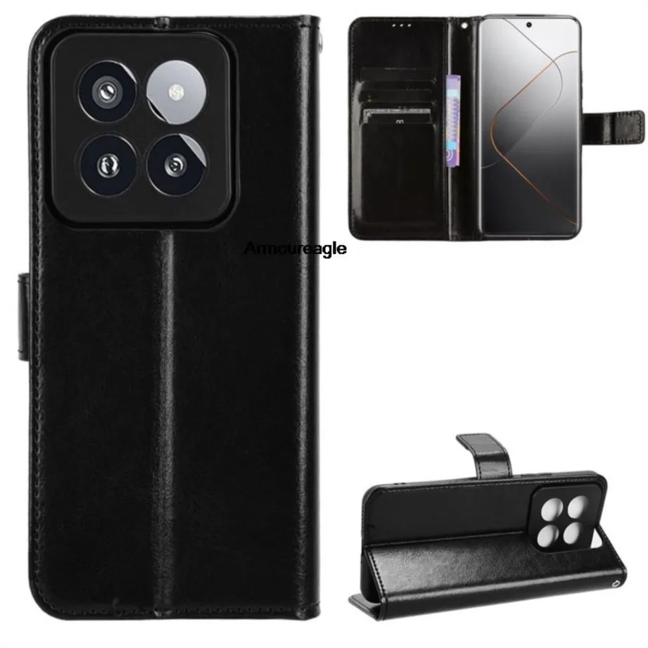 Роскошный чехол-книжка из искусственной кожи для xiaomi mi 14, противоударный чехол с подставкой и ремешком для xiaomi mi 14 pro mi14, чехлы для телефонов
Роскошный чехол-книжка из искусственной кожи для xiaomi mi 14, противоударный чехол с подставкой и ремешком для xiaomi mi 14 pro mi14, чехлы для телефонов