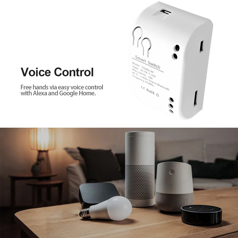 Electrical Switches Relay Switch Module Relay 2.4GHz 5v MicroUSb 72*45*30 802.11 B/g/n Tap/self-close For Tuya
Electrical Switches Relay Switch Module Relay 2.4GHz 5v MicroUSb 72*45*30 802.11 B/g/n Tap/self-close For Tuya