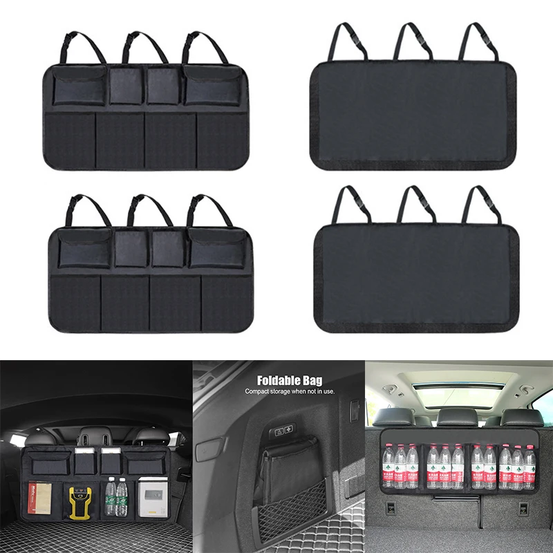 Car Trunk Organizer Adjustable Backseat Storage Bag Net High Capacity Multi-use Oxford Automobile Seat Back Organizers Universal
Car Trunk Organizer Adjustable Backseat Storage Bag Net High Capacity Multi-use Oxford Automobile Seat Back Organizers Universal