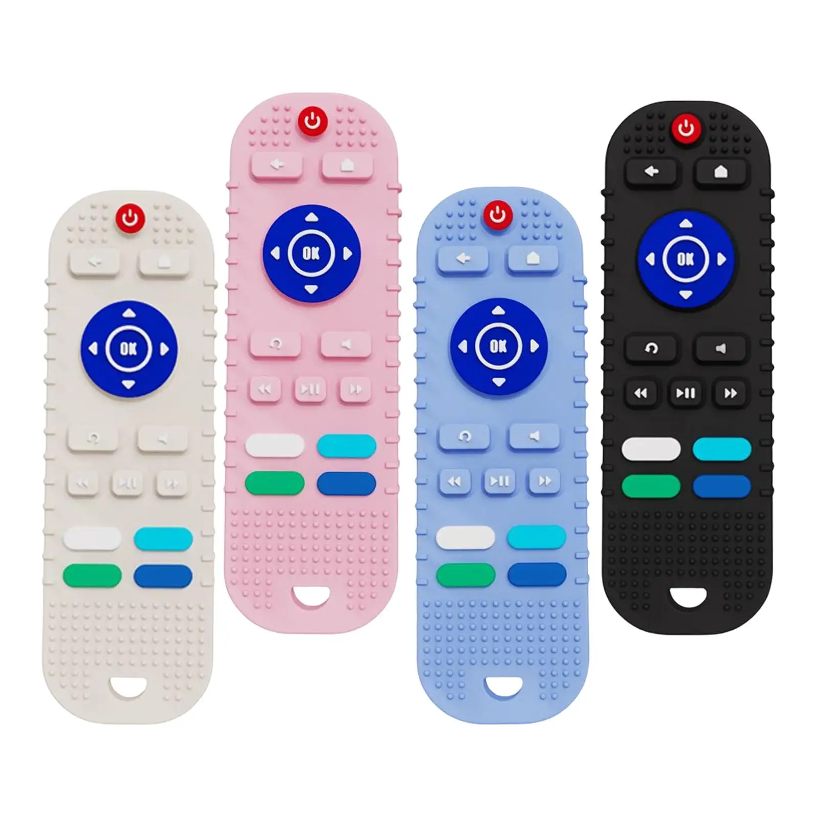 Silicone Teething Toys Chewing Toy TV Remote Control Shape for Girls Baby Toddlers
Silicone Teething Toys Chewing Toy TV Remote Control Shape for Girls Baby Toddlers