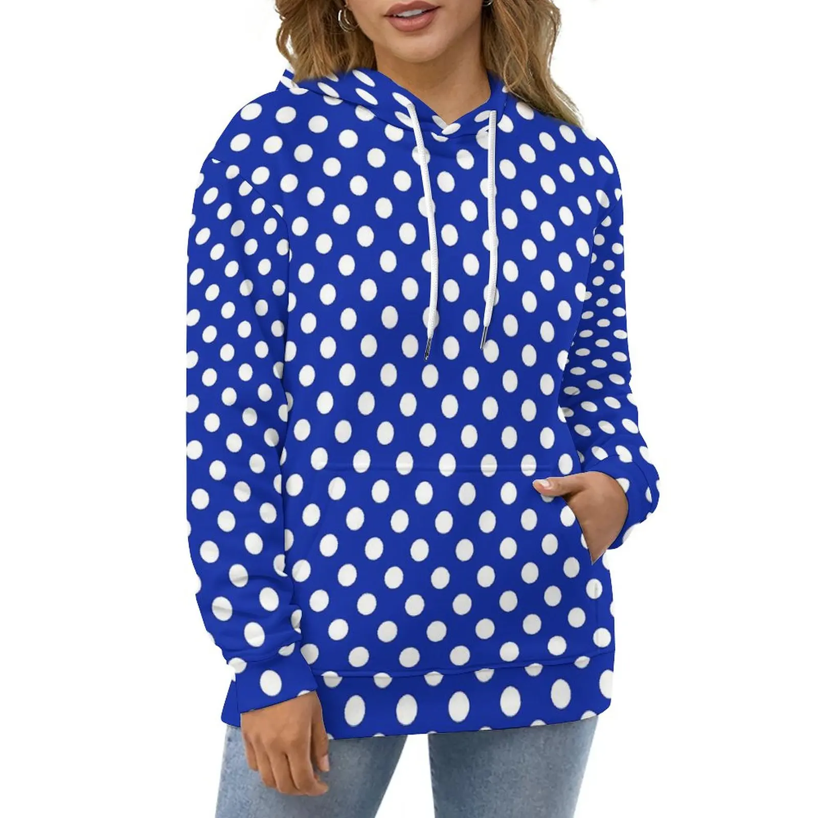 Blue Polka Dot Casual Hoodies Classic Print Aesthetic Graphic Loose Hoodie Winter Long-Sleeve Harajuku Oversized Clothing
Blue Polka Dot Casual Hoodies Classic Print Aesthetic Graphic Loose Hoodie Winter Long-Sleeve Harajuku Oversized Clothing