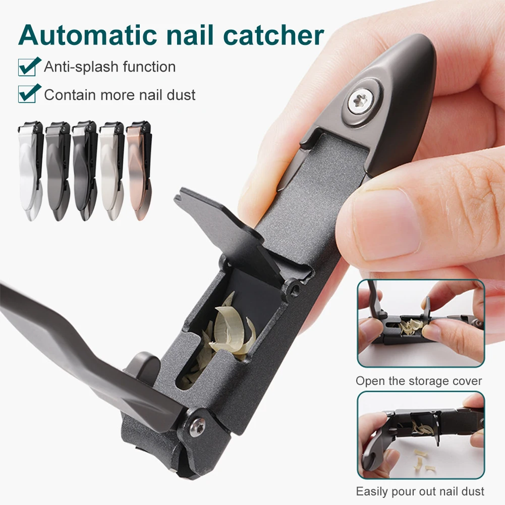 Anti Splash Nail Clipper With Nail Catcher Stainless Steel Fingernails Toenails Cutter Nail Trimmer Manicure Tools Hand Tools
Anti Splash Nail Clipper With Nail Catcher Stainless Steel Fingernails Toenails Cutter Nail Trimmer Manicure Tools Hand Tools