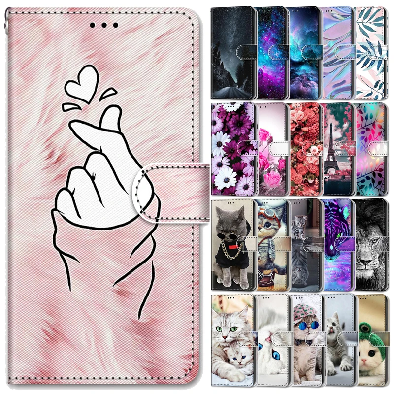 

Leather Wallet Case For Samsung Galaxy A53 5G Flip Cover Funda For A 53 A536 SM-A536B A5360 A536E Painted Animal Case Phone Bags