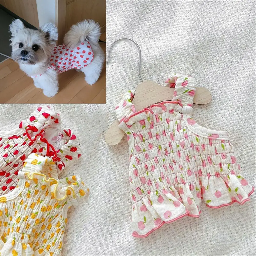 Breathable Puppy Small Chihuahua Hat Scarf Strawberry Dress Cat Suspenders Sweet Clothing Pet Dog Clothes
Breathable Puppy Small Chihuahua Hat Scarf Strawberry Dress Cat Suspenders Sweet Clothing Pet Dog Clothes