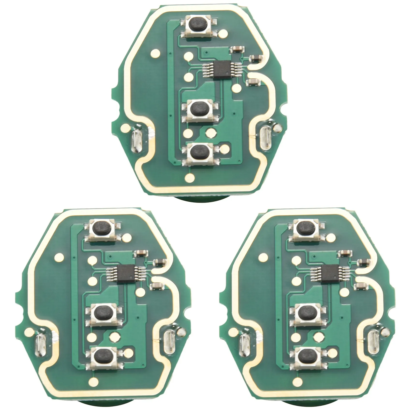 3X 3 Button Remote Car Key Control Circuit Board 315MHz/433MHz For-BMW 3 5 Series E46 E39 EWS Without Key Shell
3X 3 Button Remote Car Key Control Circuit Board 315MHz/433MHz For-BMW 3 5 Series E46 E39 EWS Without Key Shell