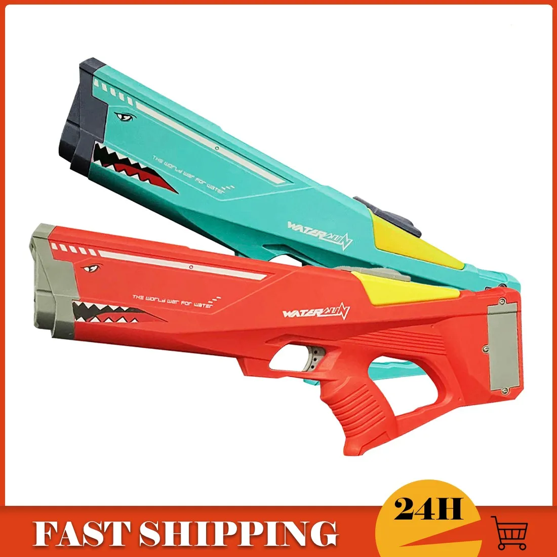 Shark Electric Water Gun Automatic Large High Pressure Water Guns For Children Outdoor Beach Party Swimming Pool Kids Adult Toys
Shark Electric Water Gun Automatic Large High Pressure Water Guns For Children Outdoor Beach Party Swimming Pool Kids Adult Toys