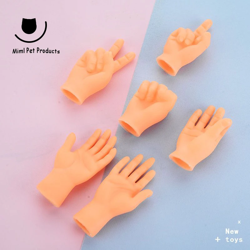 Cat toys Small finger glove jerk cat amusing cat toy gloves rubber silicone small hand messing with toys
Cat toys Small finger glove jerk cat amusing cat toy gloves rubber silicone small hand messing with toys