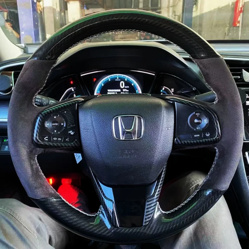 Изготовленный на заказ оплетка на руль автомобиля, мягкий 100% подходит для Honda Civic 10X CR-V CRV Clarity 2016-2022, автомобильная продукция, обертка рулевого управления
Изготовленный на заказ оплетка на руль автомобиля, мягкий 100% подходит для Honda Civic 10X CR-V CRV Clarity 2016-2022, автомобильная продукция, обертка рулевого управления