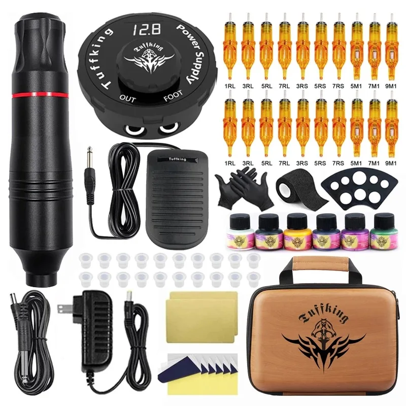 Tattoo Power Supply With 20PCS Cartridges Needles Rotary Tattoo Machine Kit Permanent Makeup Machine Complete Tattoo Machine Set
Tattoo Power Supply With 20PCS Cartridges Needles Rotary Tattoo Machine Kit Permanent Makeup Machine Complete Tattoo Machine Set
