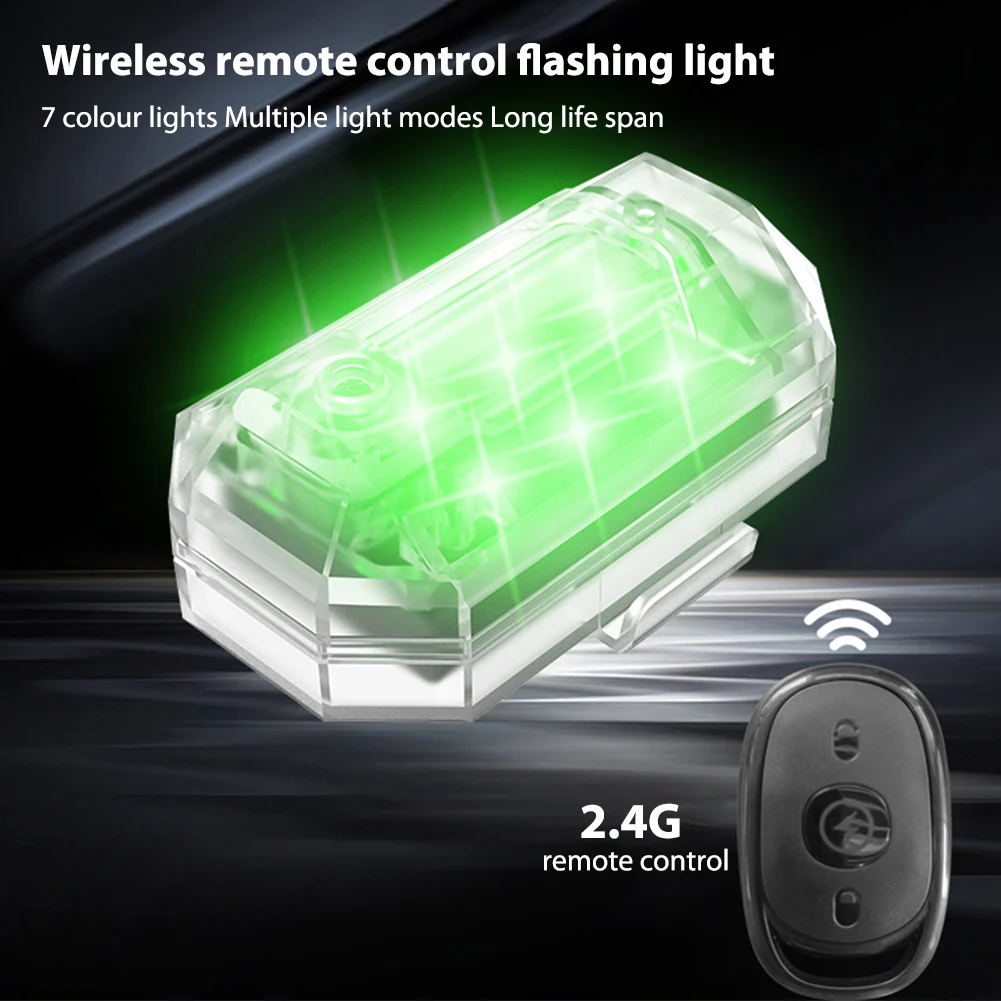 Bicycle Flashing Taillight 7 Colors Motorcycle Bike Drones Aircraft Light with Remote Control Car Warning Lamp Rear Light
Bicycle Flashing Taillight 7 Colors Motorcycle Bike Drones Aircraft Light with Remote Control Car Warning Lamp Rear Light