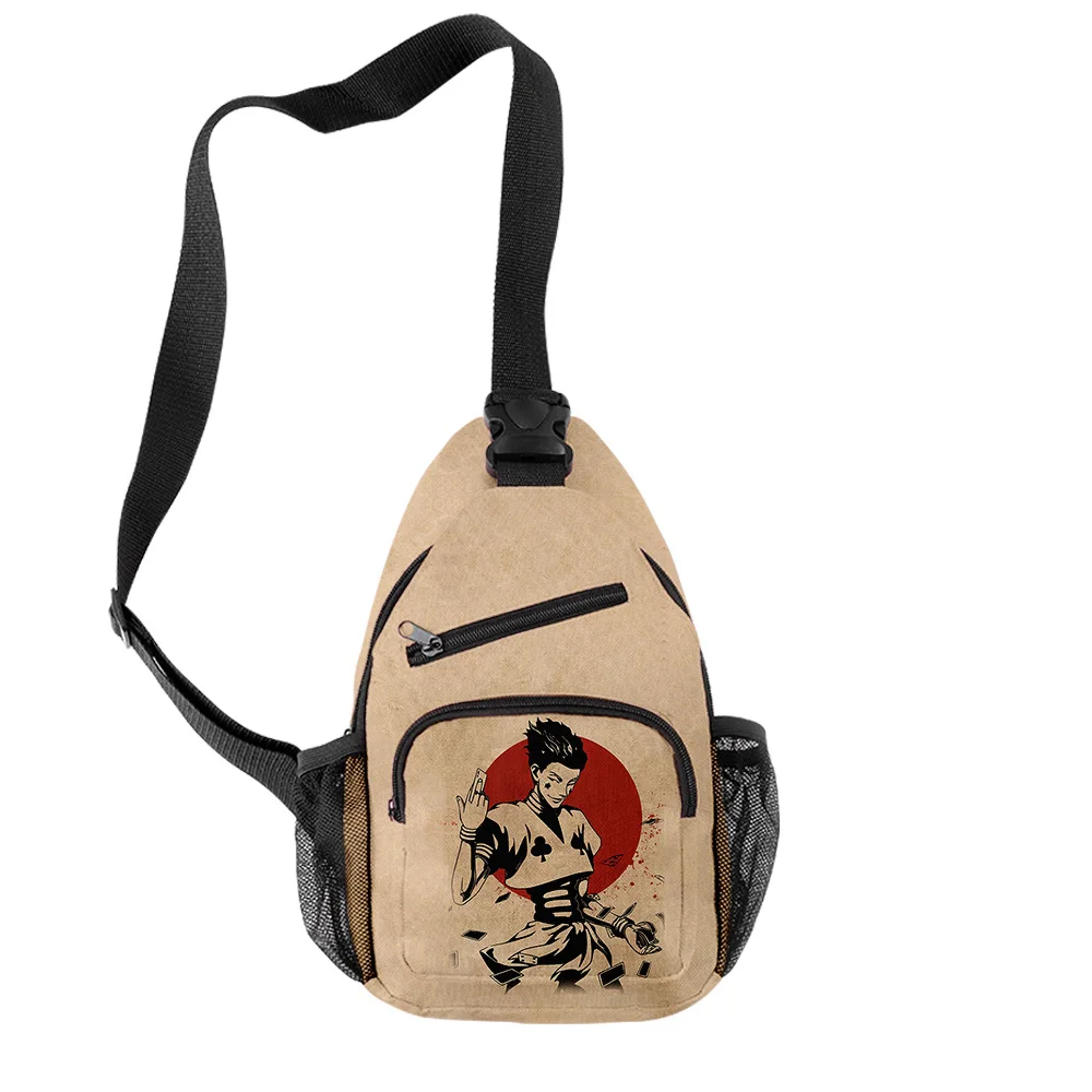 Creative Japan Anime HXH Hisoka Crossbody Chest Bags Oxford Waterproof Boys/Girls Sports Travel Bags 3D Print Shoulder Bags
Creative Japan Anime HXH Hisoka Crossbody Chest Bags Oxford Waterproof Boys/Girls Sports Travel Bags 3D Print Shoulder Bags