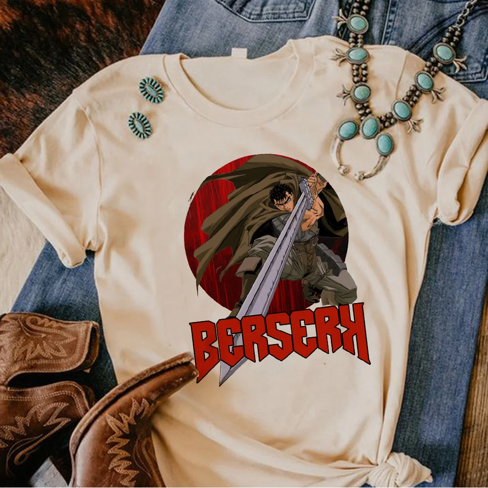 Berserk t shirt women manga designer funny t shirt girl harajuku manga y2k clothes
Berserk t shirt women manga designer funny t shirt girl harajuku manga y2k clothes
