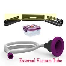 External Vacuum Tube for Vacuum Machine Food Storage Box Supplies Kitchen Vacuum Container Tool