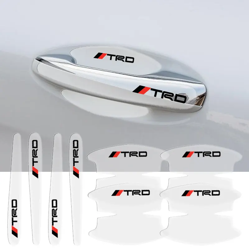 8pcs New Car Stickers Transparent Car Door Handle Protection Sticker For Toyota TRD Logo Corolla Chr Avensis Yaris Camry Racing
8pcs New Car Stickers Transparent Car Door Handle Protection Sticker For Toyota TRD Logo Corolla Chr Avensis Yaris Camry Racing