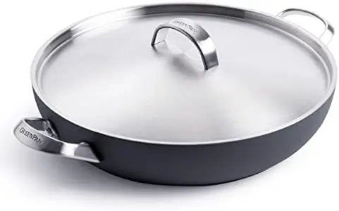 Pro Hard Anodized Healthy Ceramic Nonstick, 11" Square Grill Pan, PFAS-Free, Dishwasher Safe, Grey Plate for cooking Accesorios
Pro Hard Anodized Healthy Ceramic Nonstick, 11" Square Grill Pan, PFAS-Free, Dishwasher Safe, Grey Plate for cooking Accesorios