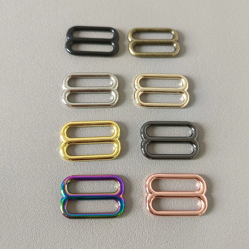 

20Pcs 25mm Webbing Metal Buckle Slider Tri Glide For Bag Accessory Adjuster Belt Loop Hardware Dog Collar Garment Harness Clasp