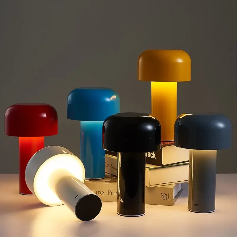 Rechargeable table lamp Italian design mushroom lamp Portable bedroom study bedside decorative lamp
Rechargeable table lamp Italian design mushroom lamp Portable bedroom study bedside decorative lamp