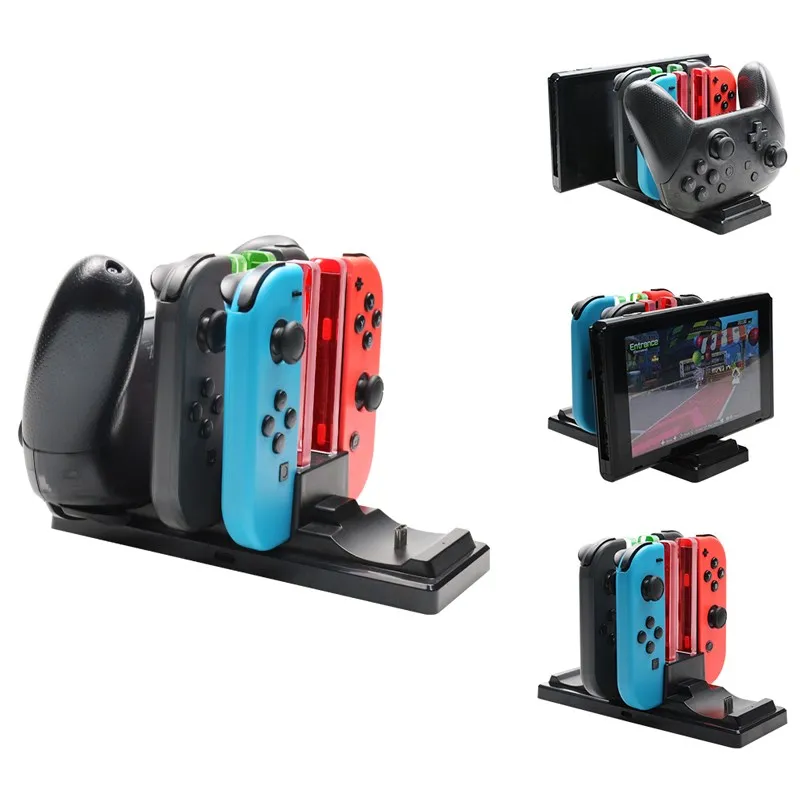 6 в 1 док-станция для зарядки совместимая с Nintendo Switch Joy-con контроллер зарядное