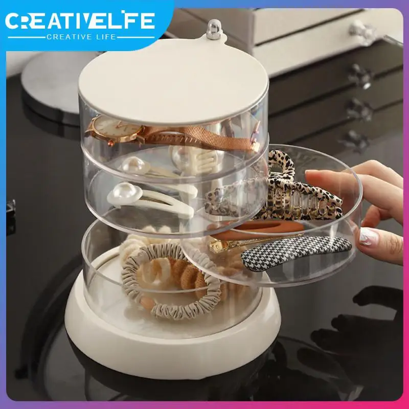 Non-toxic Tasteless Rotatable Storage Box 360-degree Rotatable Design Durable Jewelry Boxes Dust Cover Layered Storage Design
Non-toxic Tasteless Rotatable Storage Box 360-degree Rotatable Design Durable Jewelry Boxes Dust Cover Layered Storage Design