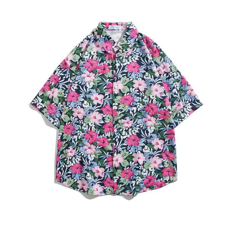 Summer Casual Men Shirts Print Floral Sexy Turn-Down Collar T-Shirt Coat Couple Vacation Large Size 3XL Polyester Home Sleepwear
Summer Casual Men Shirts Print Floral Sexy Turn-Down Collar T-Shirt Coat Couple Vacation Large Size 3XL Polyester Home Sleepwear