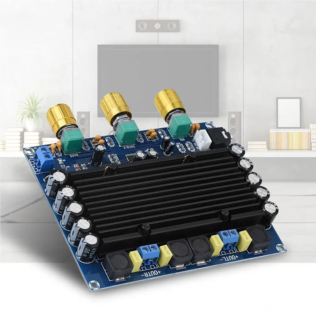 Для телефона с тоном 2x150 Вт TPA3116D2 плата цифрового аудио hi-fi усилителя 2,0 каналов XH-M549
Для телефона с тоном 2x150 Вт TPA3116D2 плата цифрового аудио hi-fi усилителя 2,0 каналов XH-M549