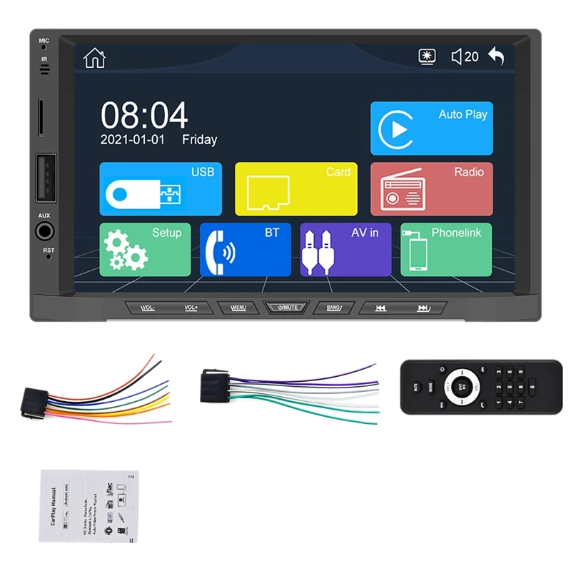 2 Din Carplay Android Auto 7 Inch Universal Car Radio For-Nissan Toyota MP5 Player Multimedia Player
2 Din Carplay Android Auto 7 Inch Universal Car Radio For-Nissan Toyota MP5 Player Multimedia Player