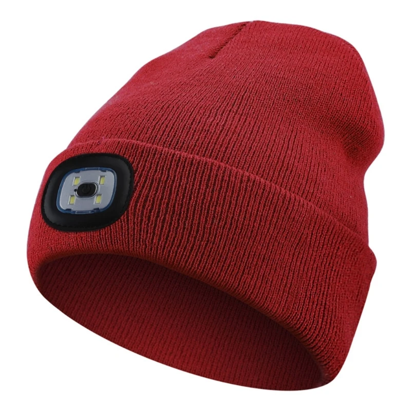 Slouchy Winter Warm Skull Cap Knitted Beanie with Flashlight Accessories Unisex Skull Cap Ski Cycling Outdoor
Slouchy Winter Warm Skull Cap Knitted Beanie with Flashlight Accessories Unisex Skull Cap Ski Cycling Outdoor