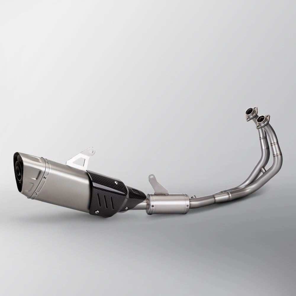 Для YAMAHA YZF R7 2021-2025 выхлопная система мотоцикла, полная система, модификация передней трубы из нержавеющей стали, карбоновая крышка, глушитель, побег
Для YAMAHA YZF R7 2021-2025 выхлопная система мотоцикла, полная система, модификация передней трубы из нержавеющей стали, карбоновая крышка, глушитель, побег