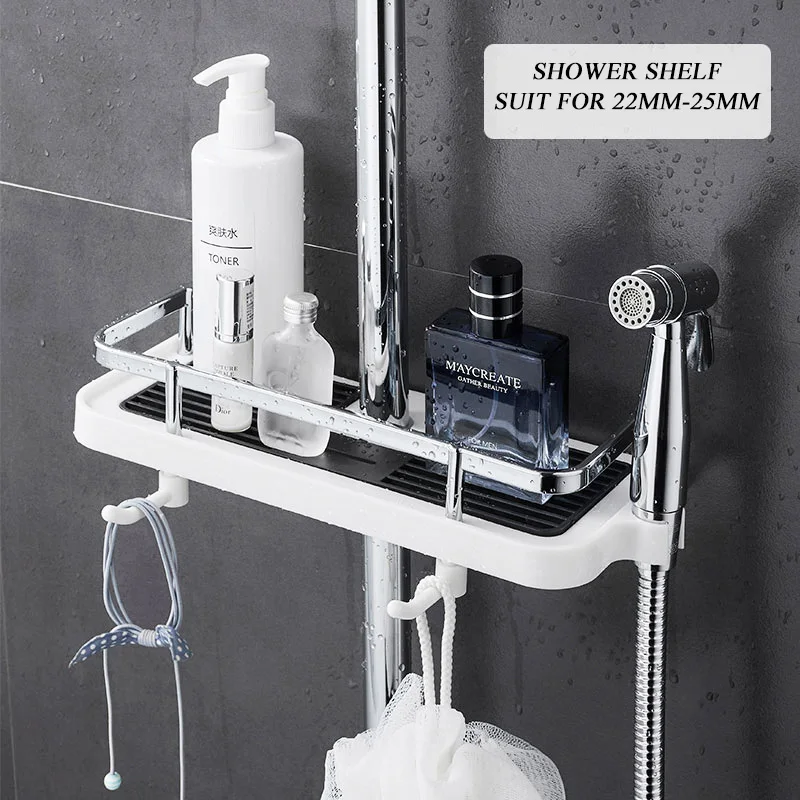 Полки для ванной комнаты, стойка для хранения для душа, подставка для шампуня, белая, без сверления, плавающая угловая полка, органайзер для ... 
Полки для ванной комнаты, стойка для хранения для душа, подставка для шампуня, белая, без сверления, плавающая угловая полка, органайзер для ...