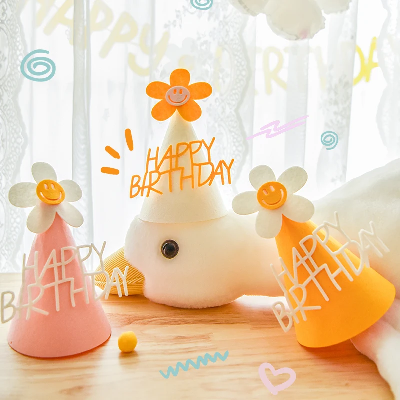 Little Daisy Flower Happy Birthday Hat White Yellow Crown Cute Hat Baby Shower Headwear Kids Birthday Smile Headband Party Decor
Little Daisy Flower Happy Birthday Hat White Yellow Crown Cute Hat Baby Shower Headwear Kids Birthday Smile Headband Party Decor